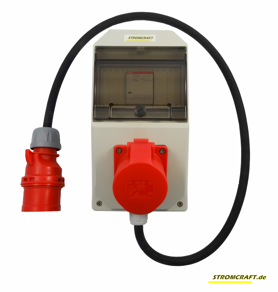 Kabel Drehrichtungsschalter XT20 Polumschalter mit 380 Volt Stecker u 